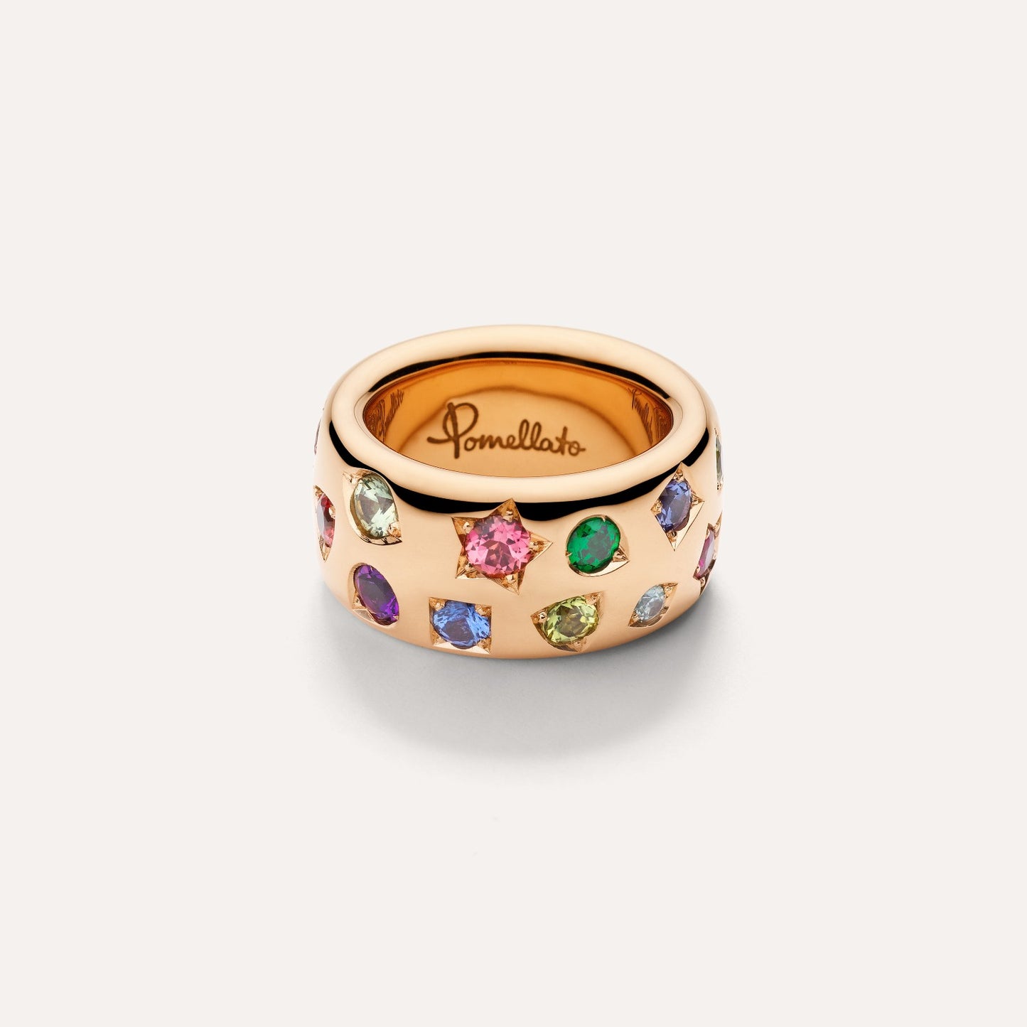 Love London Double Row Gem Ring