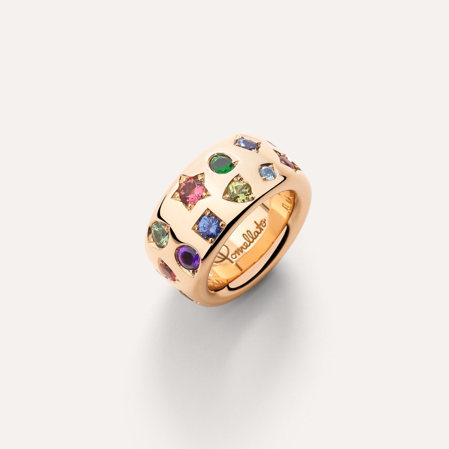 Love London Double Row Gem Ring