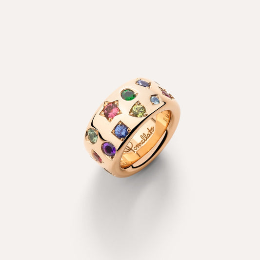 Love London Double Row Gem Ring