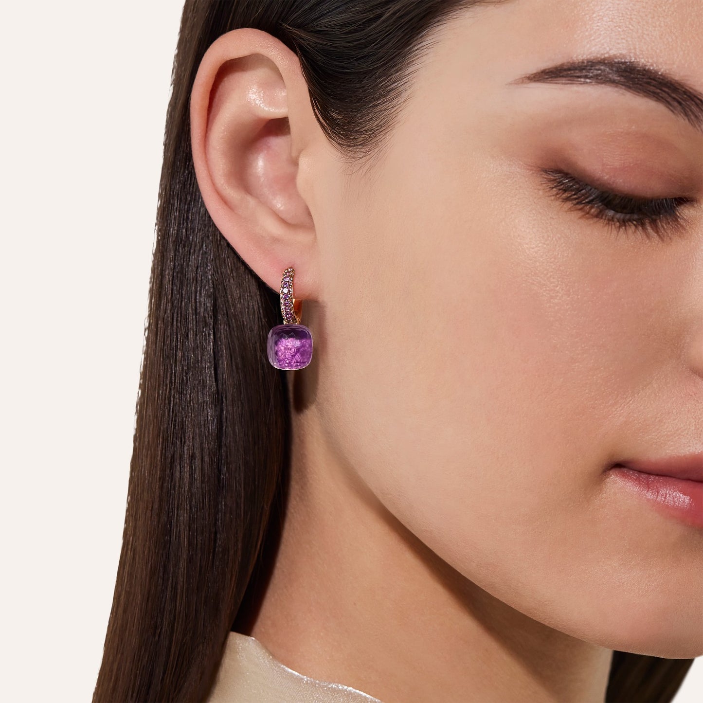 Love London Purple Earrings