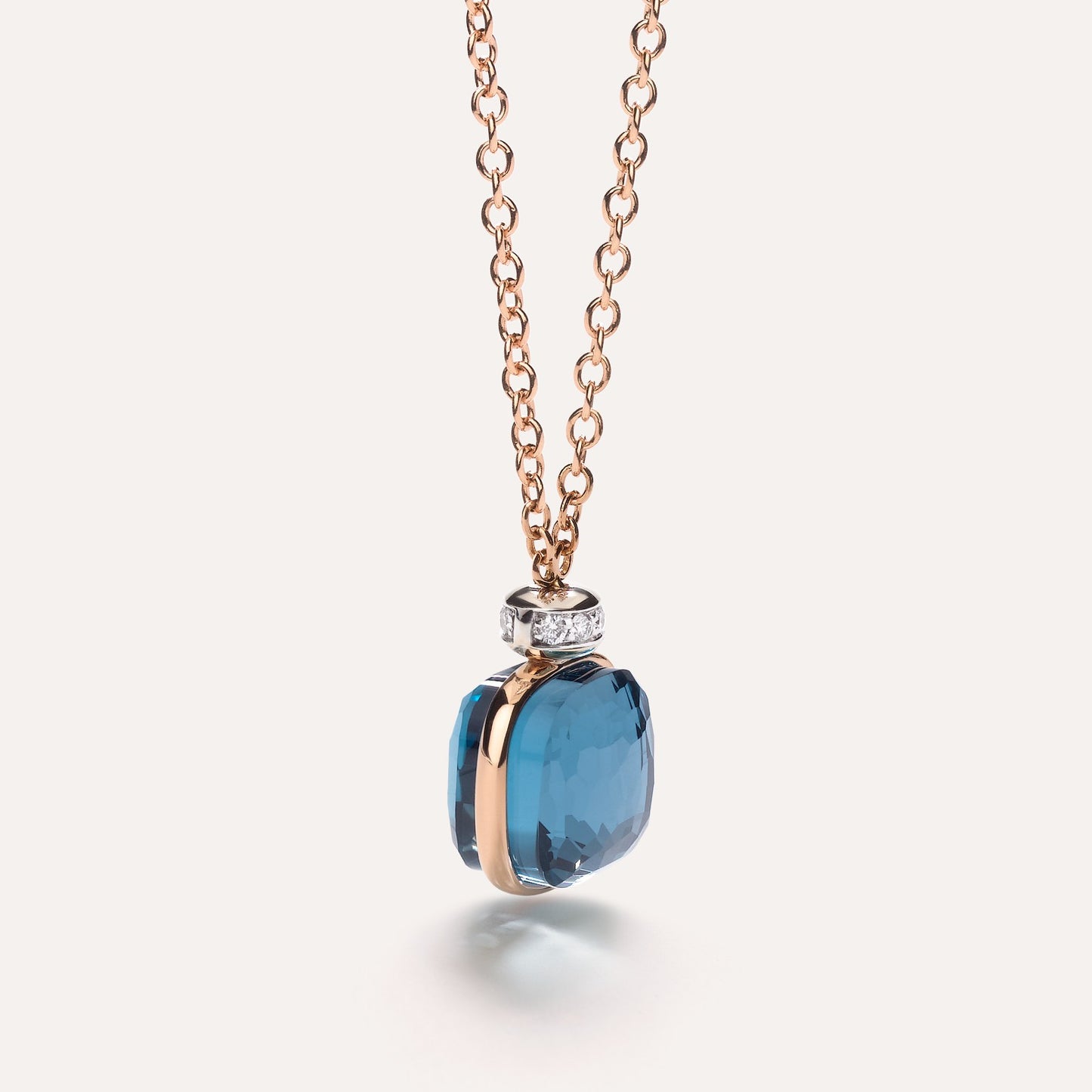 Paris Fashion Blue Topaz Necklace