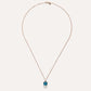 Paris Fashion Blue Topaz Necklace