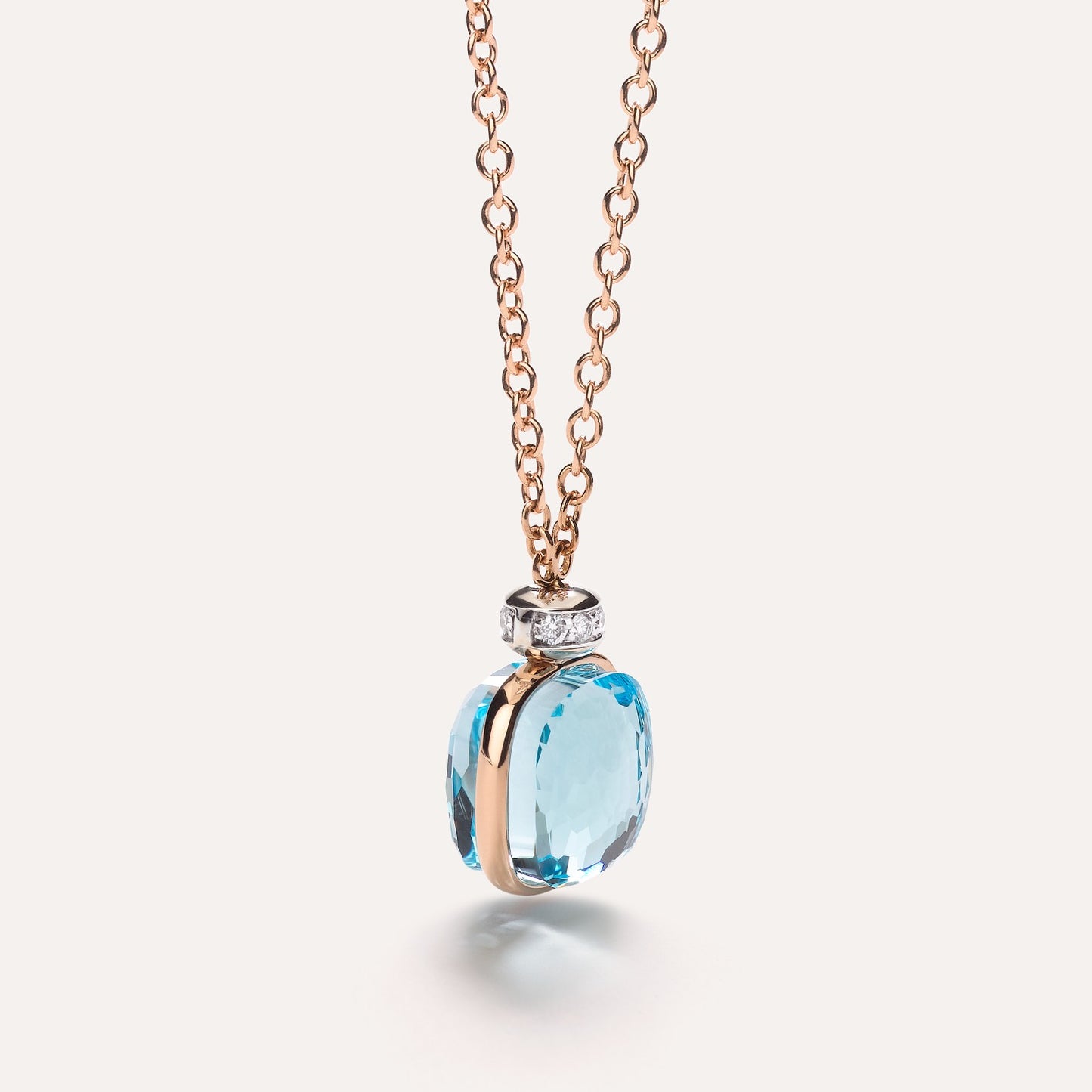 Paris Fashion Sky Blue Topaz Necklace